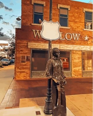 Standin On The Corner In Winslow Arizona Paint By Numbers