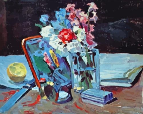 Still Life With Flowers Borisov Musatov Paint By Numbers