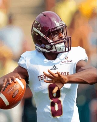 Texas State Bobcats Team Footballer Paint By Numbers