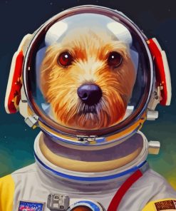 The Astronaut Dog Paint By Numbers