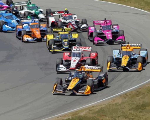 The Indycar Series Paint By Numbers