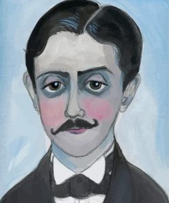 The Novelist Marcel Proust Portrait Paint By Numbers