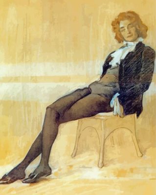 The Poet Zinaida Gippius By Leon Bakst Paint By Numbers