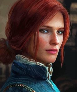 The Witcher Triss Character Paint By Numbers