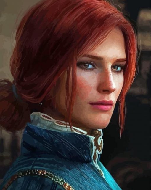 The Witcher Triss Character Paint By Numbers