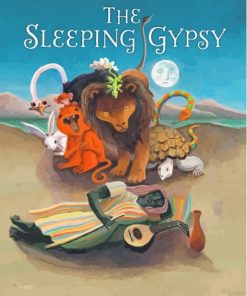 The Sleeping Gypsy Poster Paint By Numbers