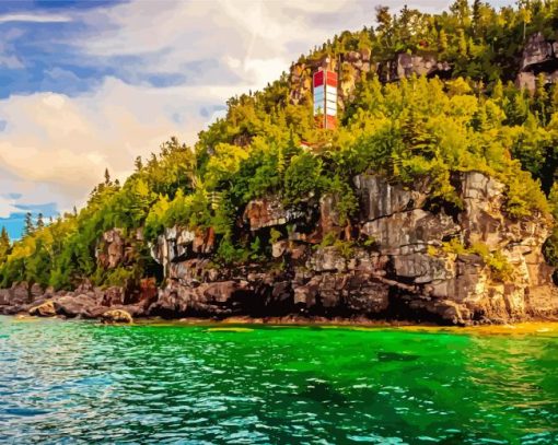 Tobermory Canada Paint By Numbers