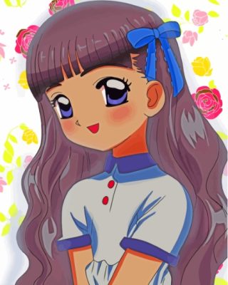 Tomoyo Daidouji Cardcaptor Sakura Paint By Numbers