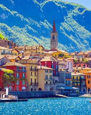 Varenna Lake Como Paint By Numbers