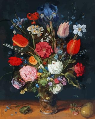 Vase Of Flowers Jan Brueghel Paint By Numbers