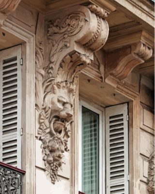 Victorian Corbel Paint By Numbers