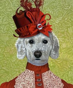 Victorian Dog Paint By Numbers