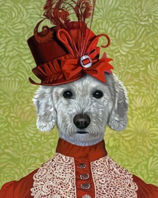 Victorian Dog Paint By Numbers