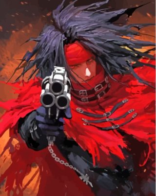 Vincent Valentine Art Paint By Numbers