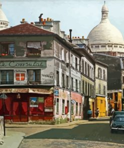 Vintage France Paris Paint By Numbers