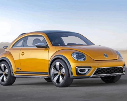 Volkswagen Beetle GSR Paint By Numbers