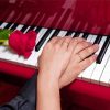 Wedding Piano And Red Flower Paint By Numbers