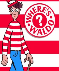 Wheres Waldo Poster Paint By Numbers