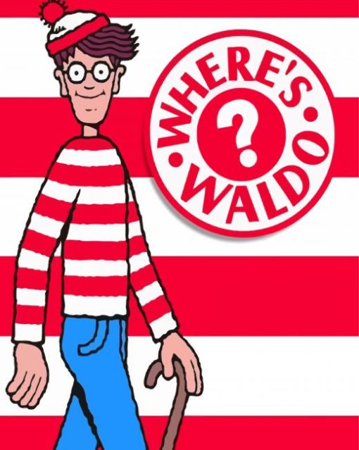 Wheres Waldo Poster Paint By Numbers