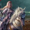 Woman Warrior On Horse Paint By Numbers