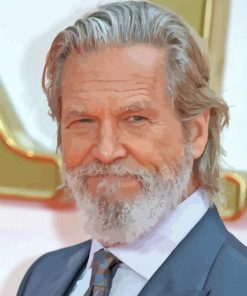 Actor Jeff Bridges Paint By Numbers