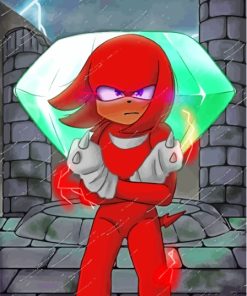 Aesthetic Knuckles The Echidna Paint By Numbers