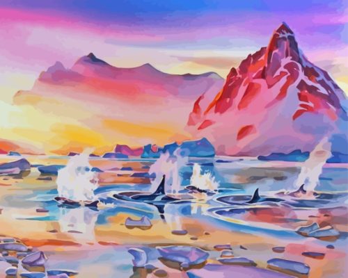 Antarctica Art Paint By Numbers