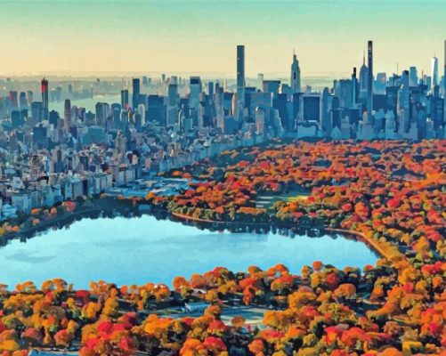 Autumn Central Park New York Paint By Numbers