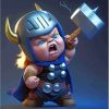 Baby Thor Marvel Paint By Numbers