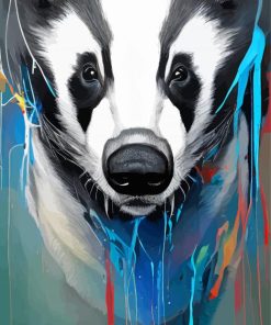 Badger Abstract Paint By Numbers