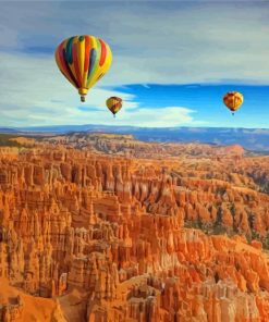 Balloons Canyon Paint By Numbers