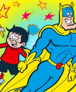 Bananaman Paint By Numbers