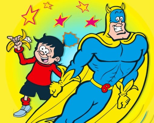 Bananaman Paint By Numbers