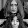 Black And White Yoko Ono And Lennon Paint By Numbers