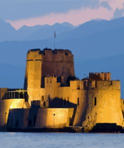 Bourtzi Castle Nafplio Paint By Numbers