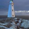 Cape Spear In Winter Paint By Numbers