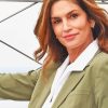 Classy Cindy Crawford Model Paint By Numbers