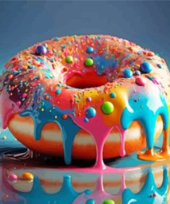 Colorful Donut Paint By Numbers