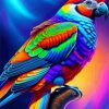 Colorful Parrot Paint By Numbers