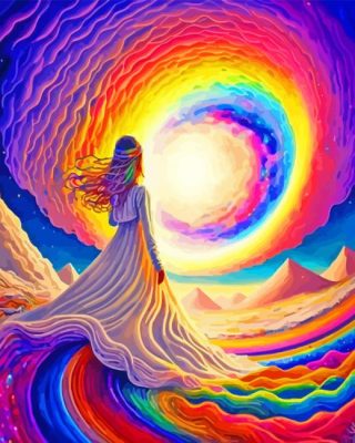 Colorful World Rainbow Spirit Paint By Numbers