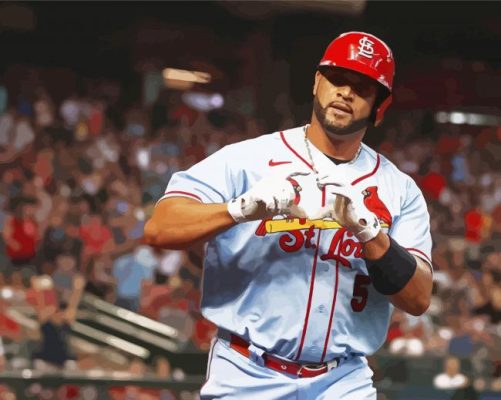 Cool Albert Pujols Paint By Numbers