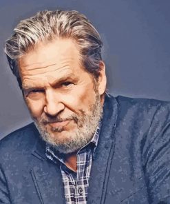 Cool Jeff Bridges Paint By Numbers