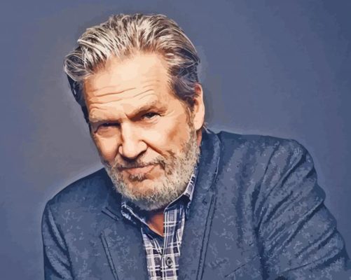 Cool Jeff Bridges Paint By Numbers