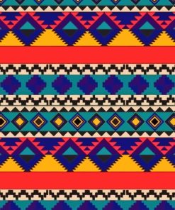 Cool Navajo Design Paint By Numbers