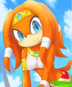 Cool Tikal Sonic Paint By Numbers