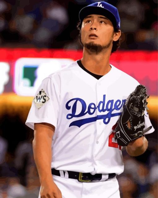 Cool Yu Darvish Paint By Numbers