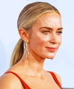 Cool Emily Blunt Paint By Numbers