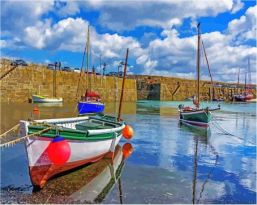 Cornwall Fishing Boats Paint By Numbers