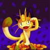 Cute Meowth Paint By Numbers