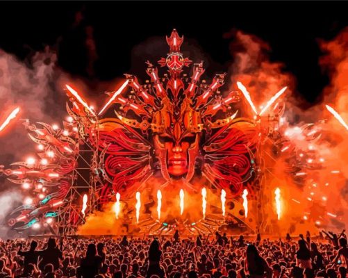 Defqon weekend Festival Paint By Numbers